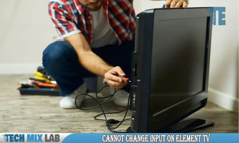Cannot Change Input On Element TV