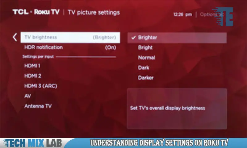 Understanding Display Settings On Roku TV